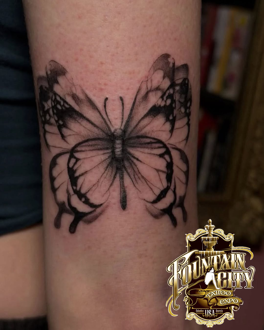 Tattoo by @aarondoestattoos — realism, black_and_grey