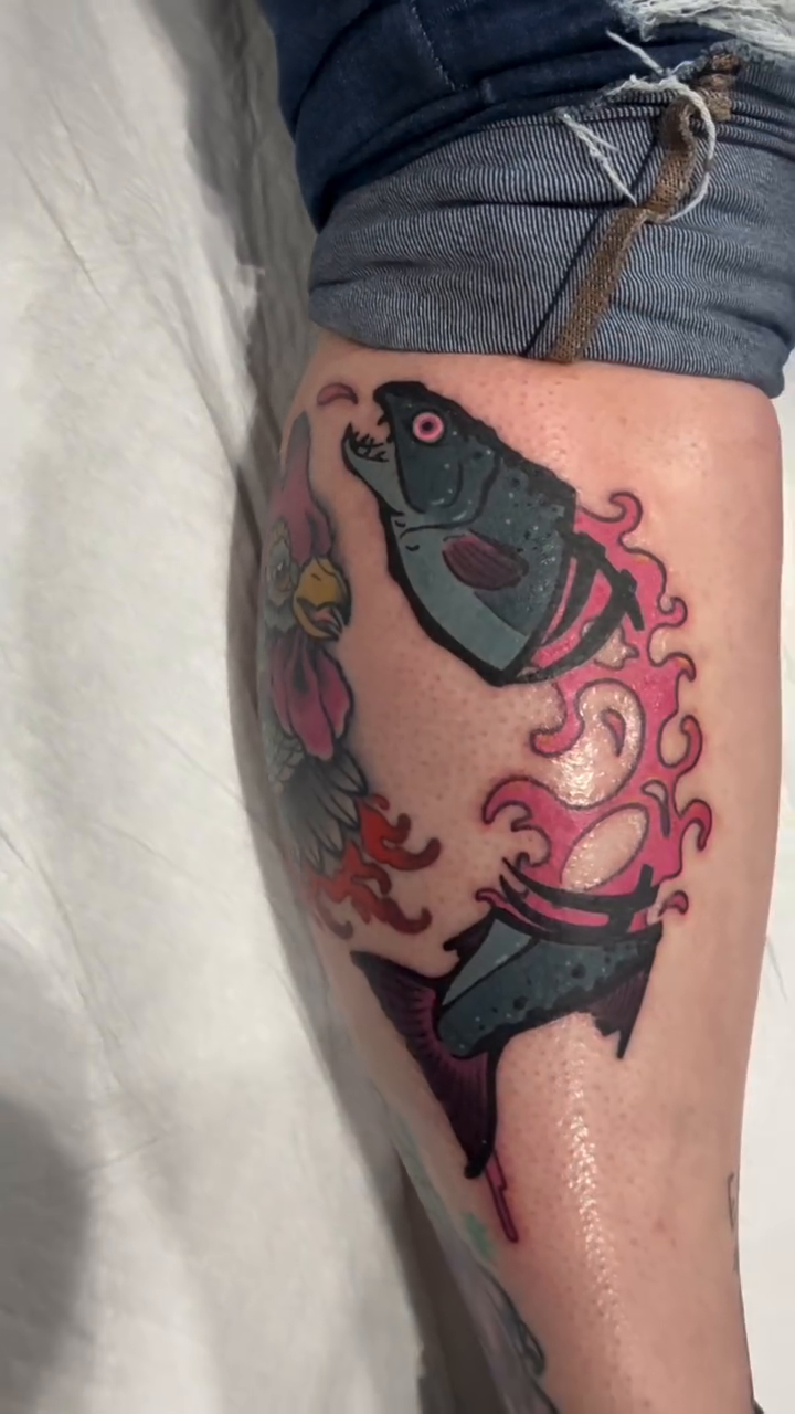 Tattoo by @nicoleroartattoos — japanese_irezumi, neo_traditional