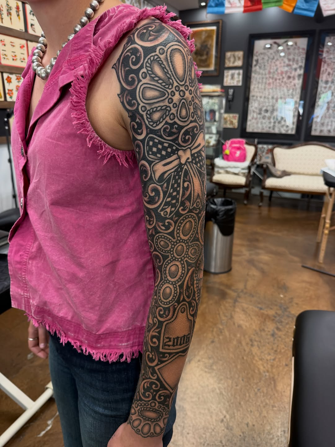 Tattoo by @uncle.kit — black_and_grey, ornamental