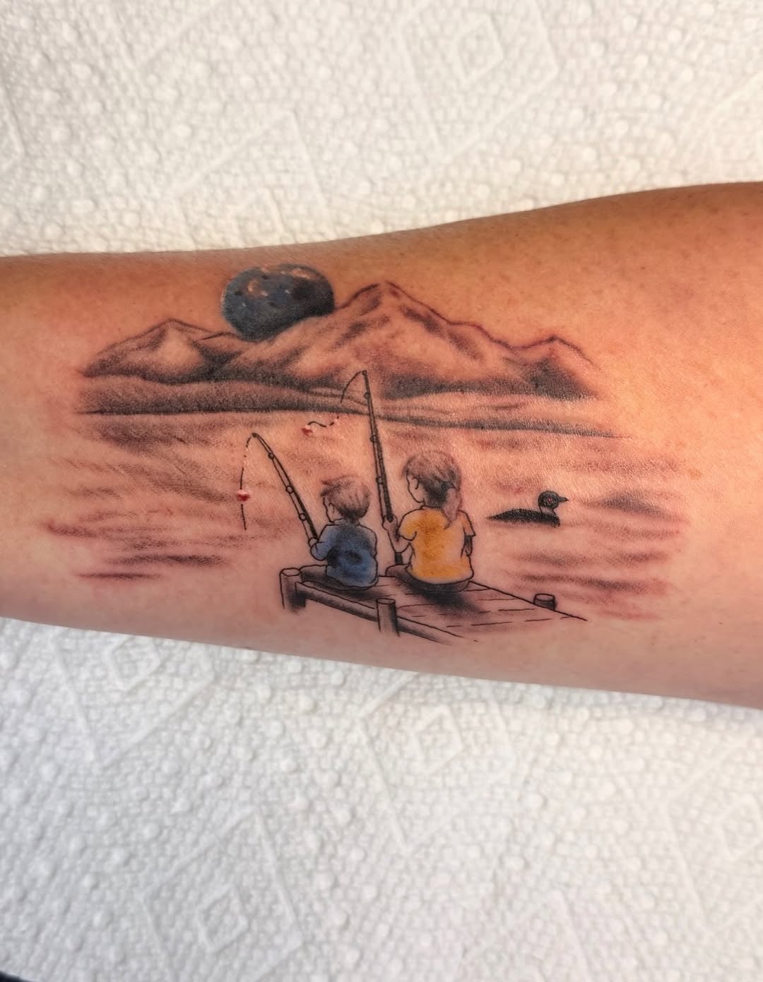 Tattoo by @vibe.ink90 โ black_and_grey, realism