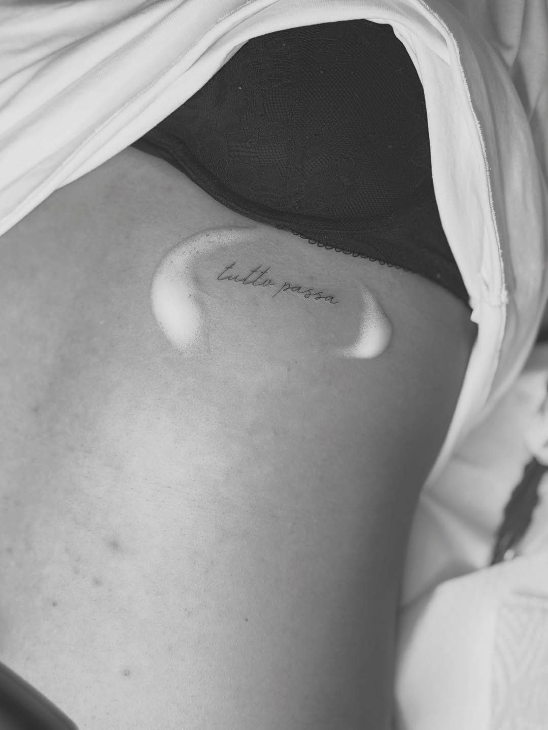 Tattoo by @elliemay.tatts โ lettering_script, fine_line