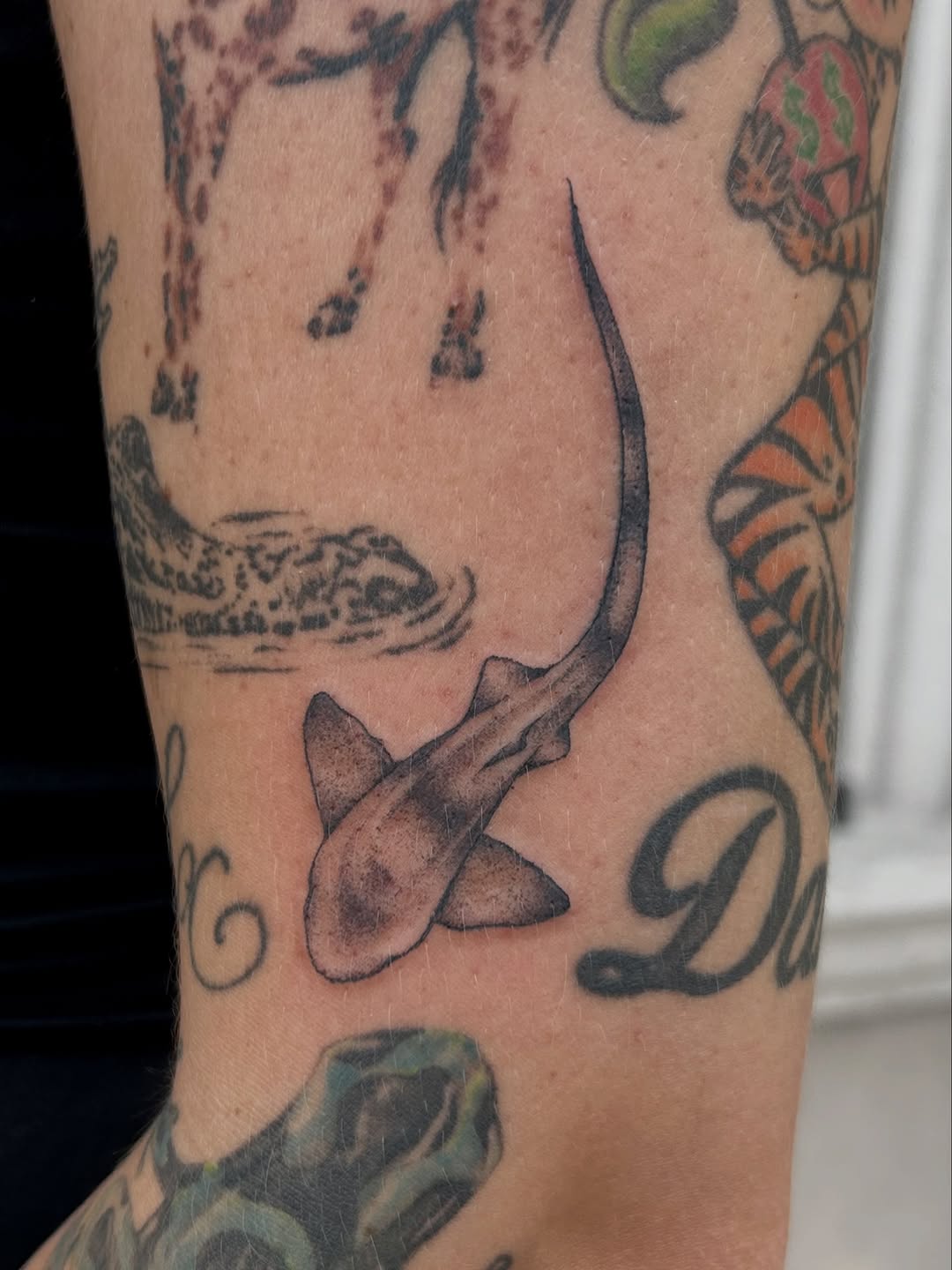 Tattoo by @stonyh4wk — black_and_grey, realism