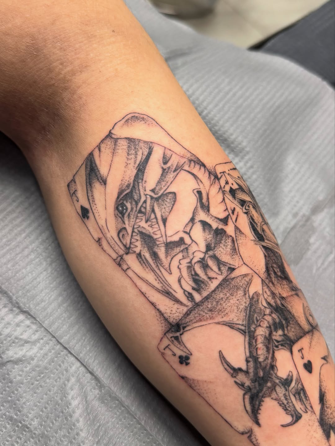 Tattoo by @neildoestattoos — black_and_grey, realism