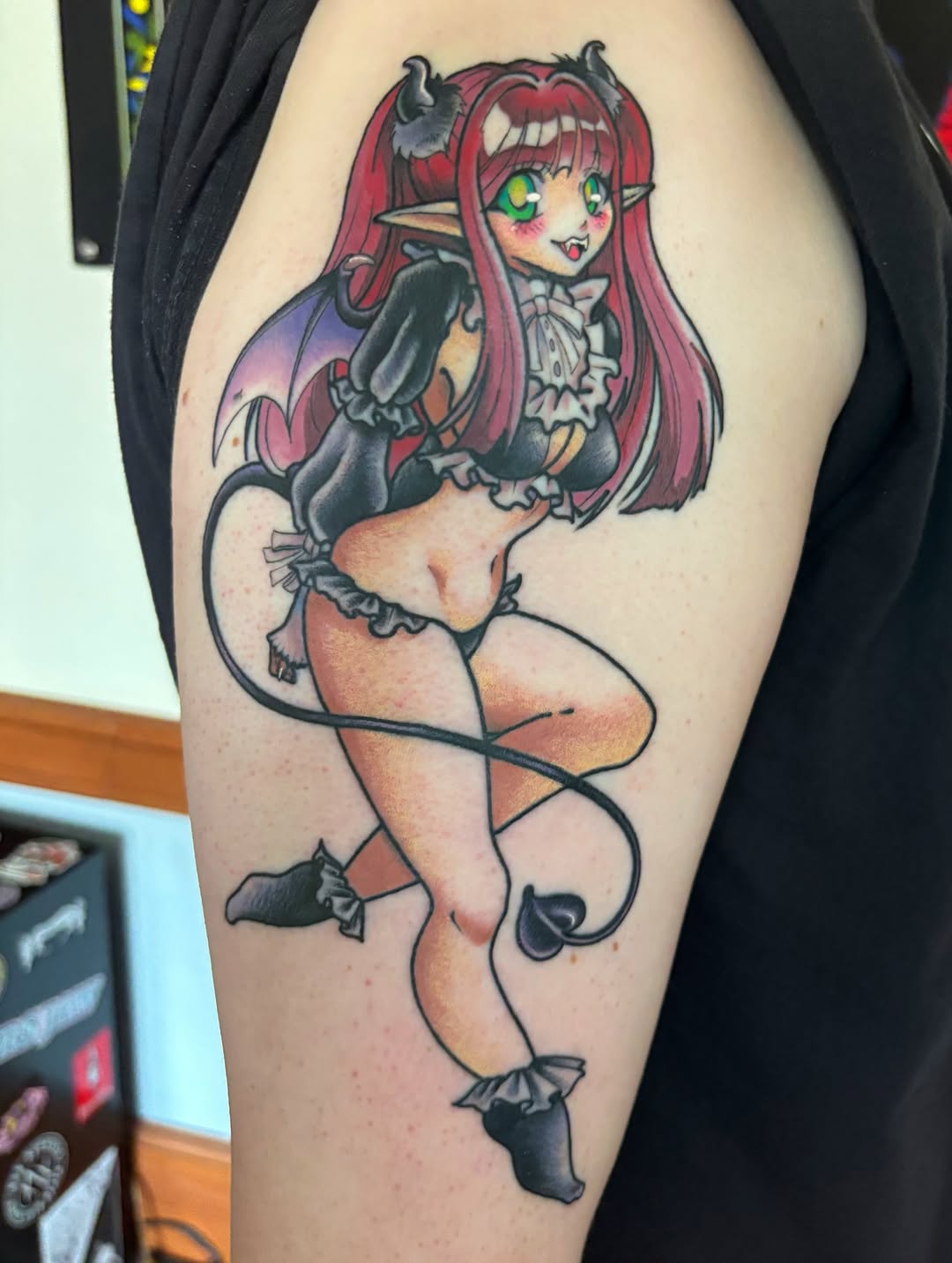 Tattoo by @toriwartooth — anime, new_school