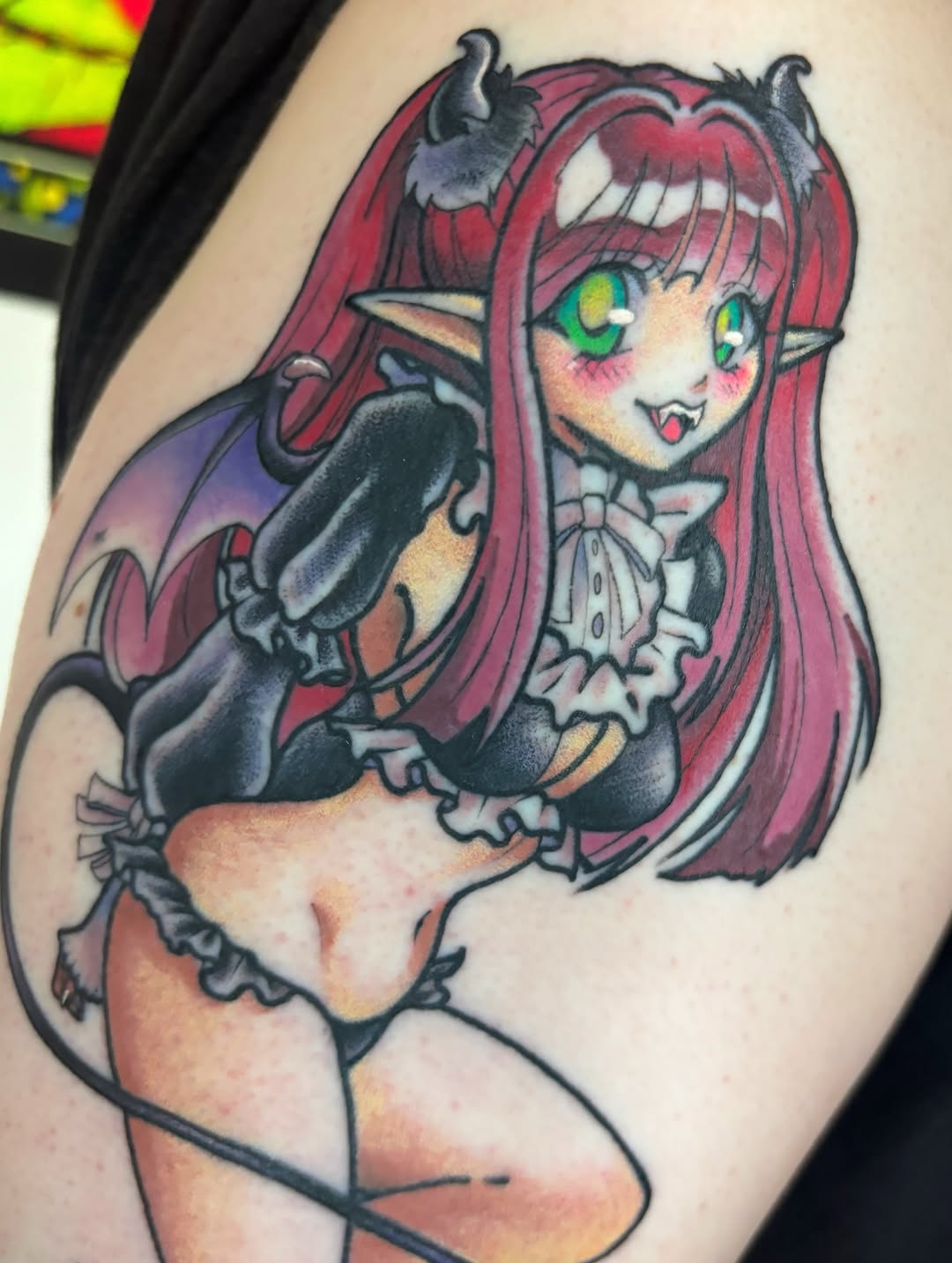 Tattoo by @toriwartooth — anime, new_school