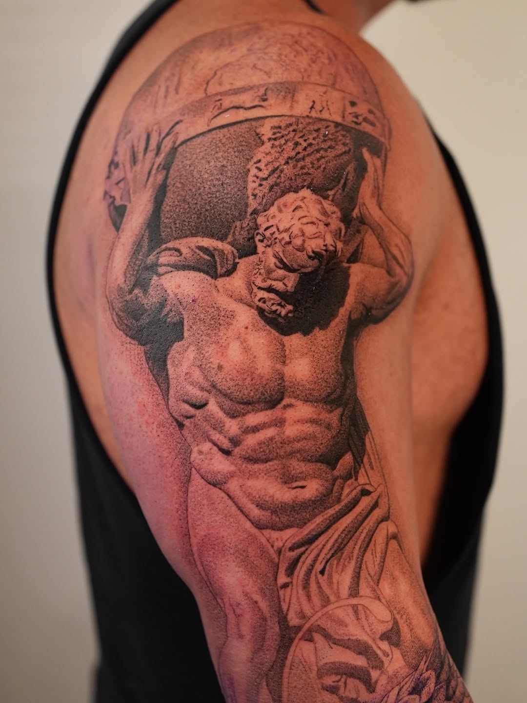 Tattoo by @jakeingersoll_sdt β realism, dotwork