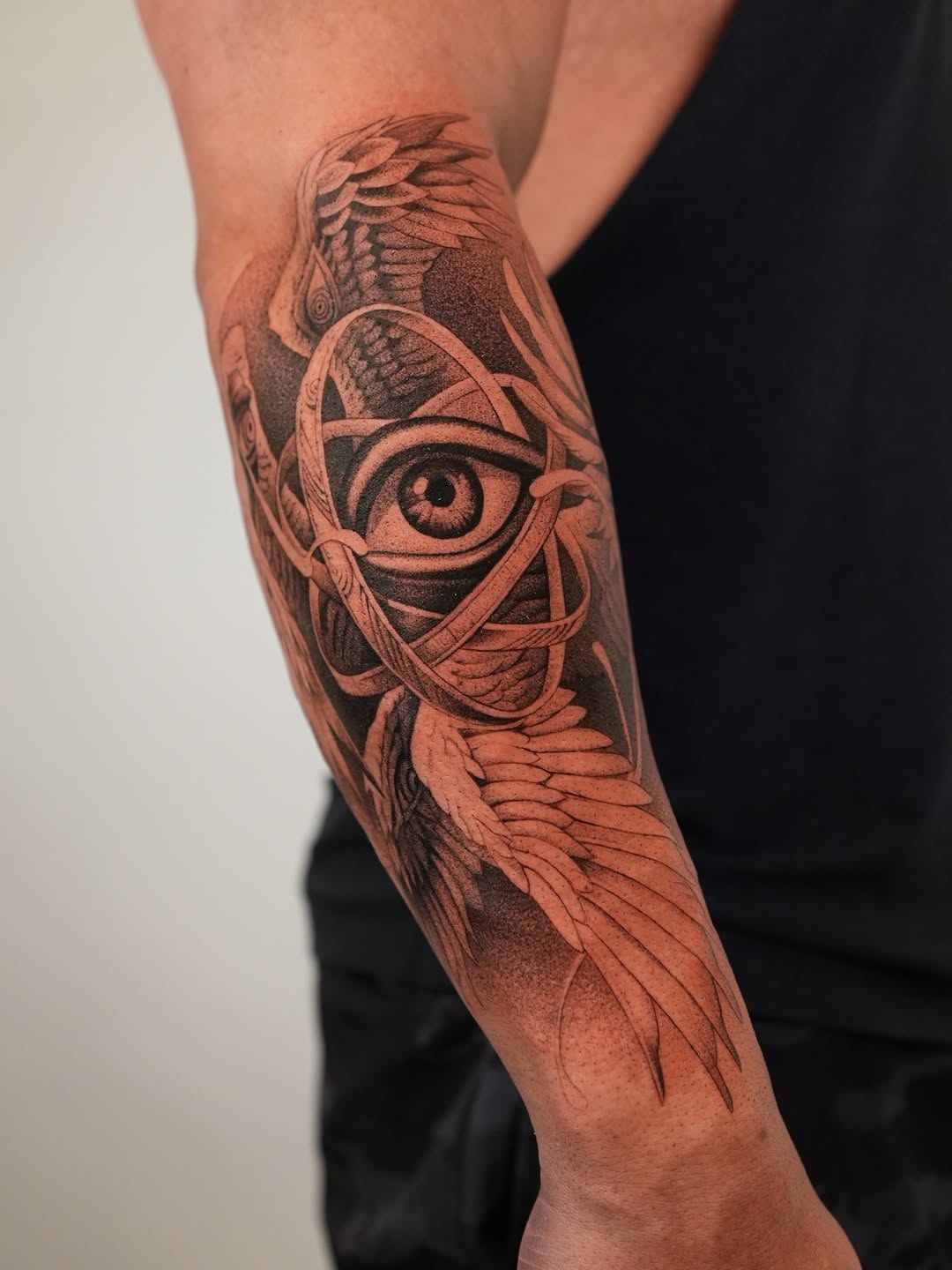 Tattoo by @jakeingersoll_sdt β black_and_grey, dotwork