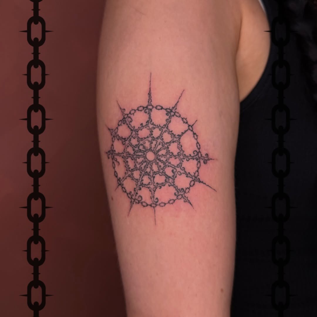 Tattoo by @vsgoblintatts — geometric, ornamental
