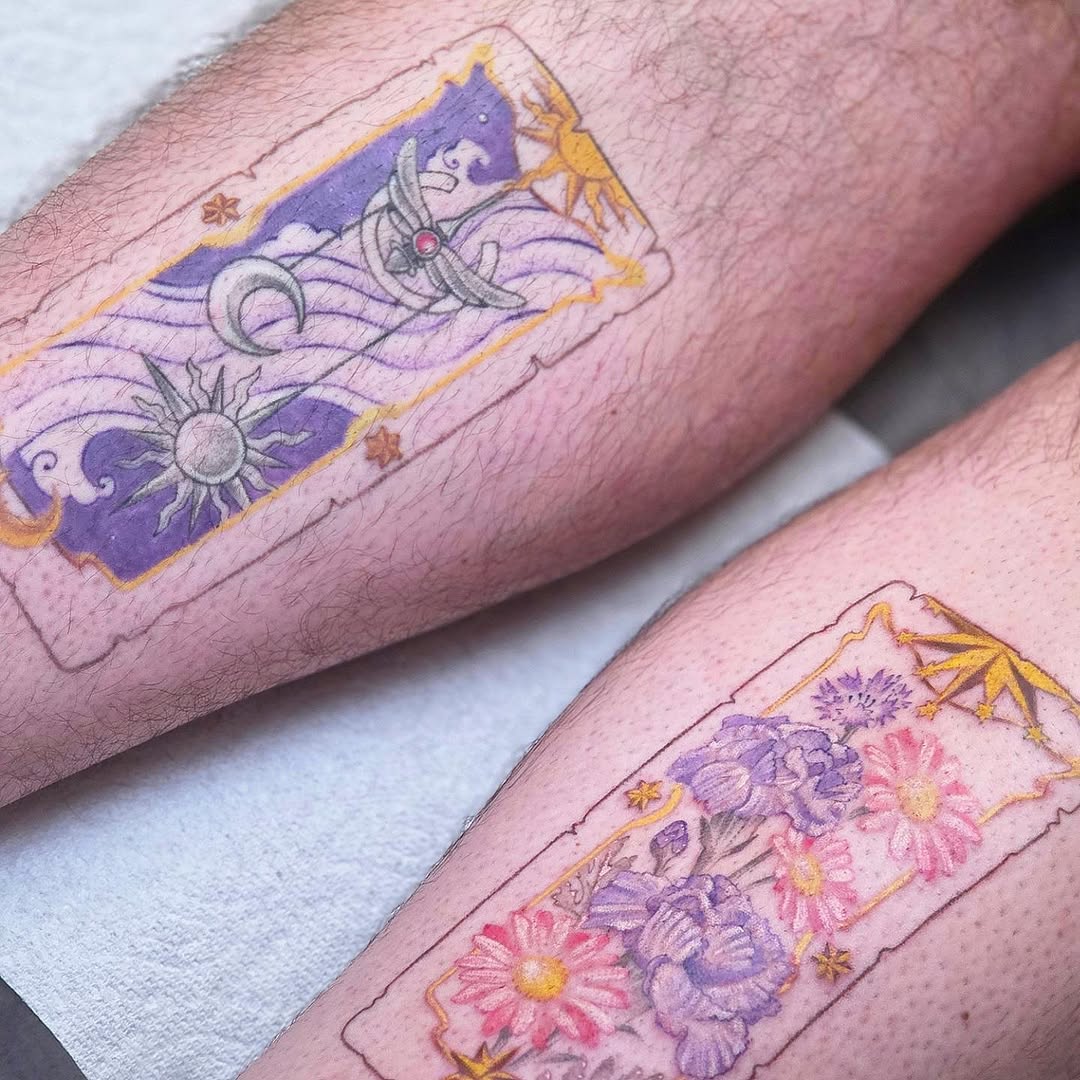 Tattoo by @janinks β anime, fine_line