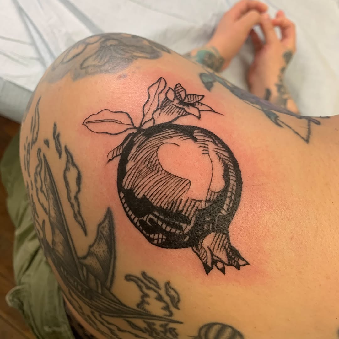 Tattoo by @no.aka.ttt — illustrative, black_and_grey