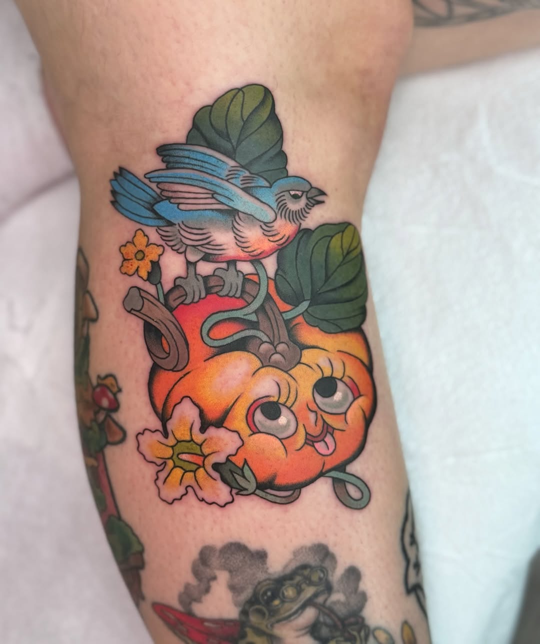 Tattoo by @tina_b_draws — new_school
