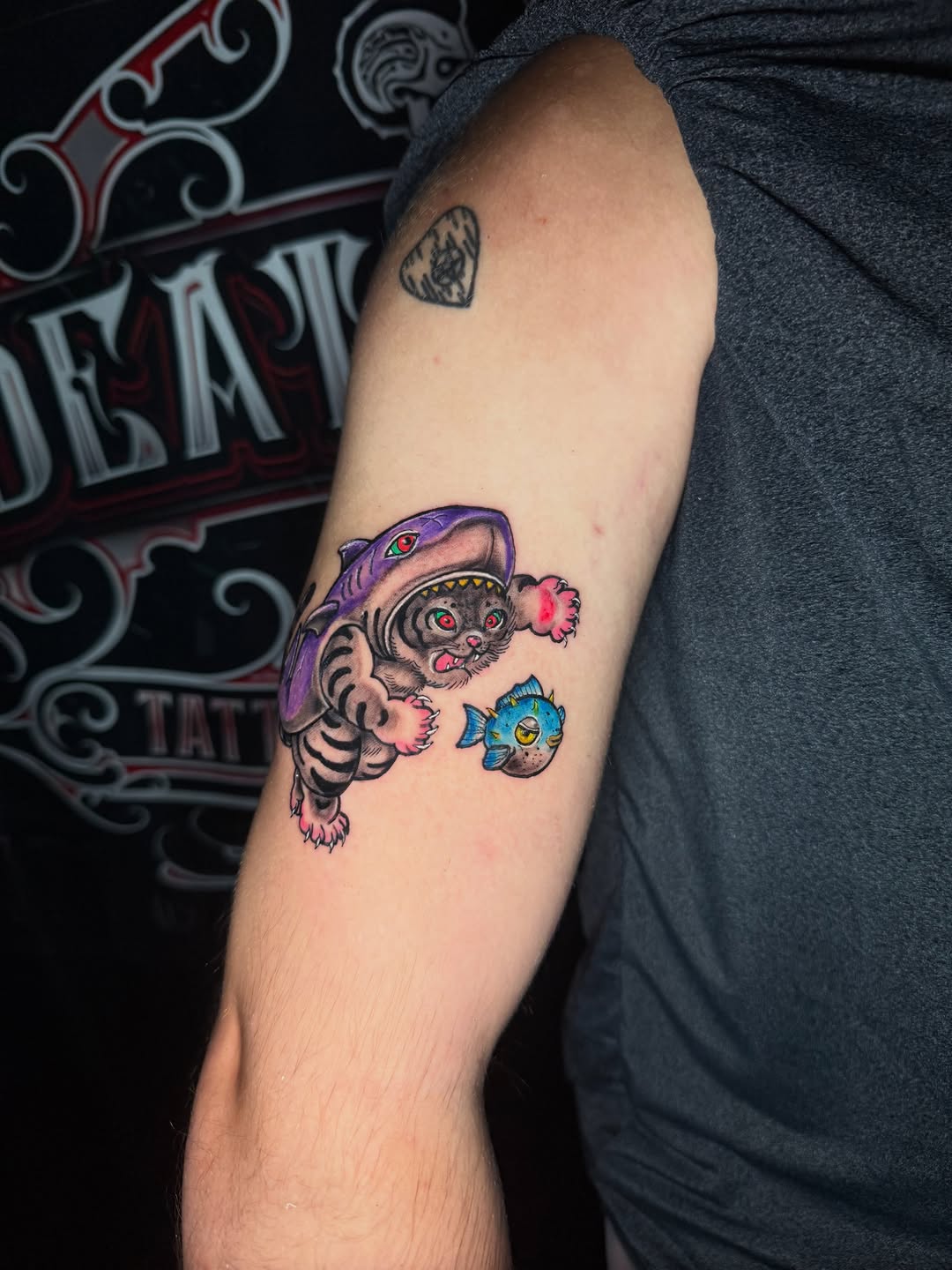 Tattoo by @glockontop — new_school