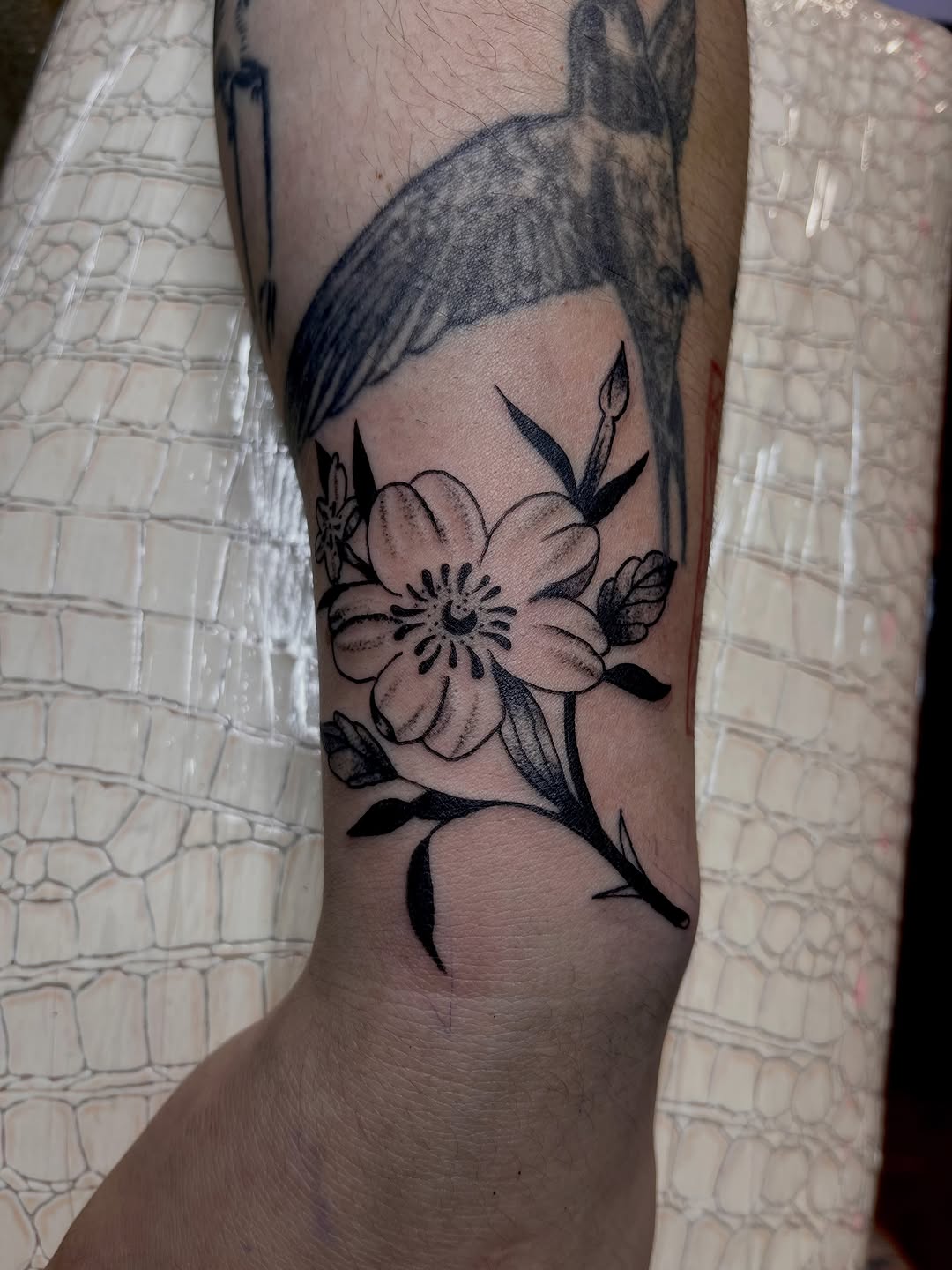 Tattoo by @mia_tatilla — fine_line, black_and_grey
