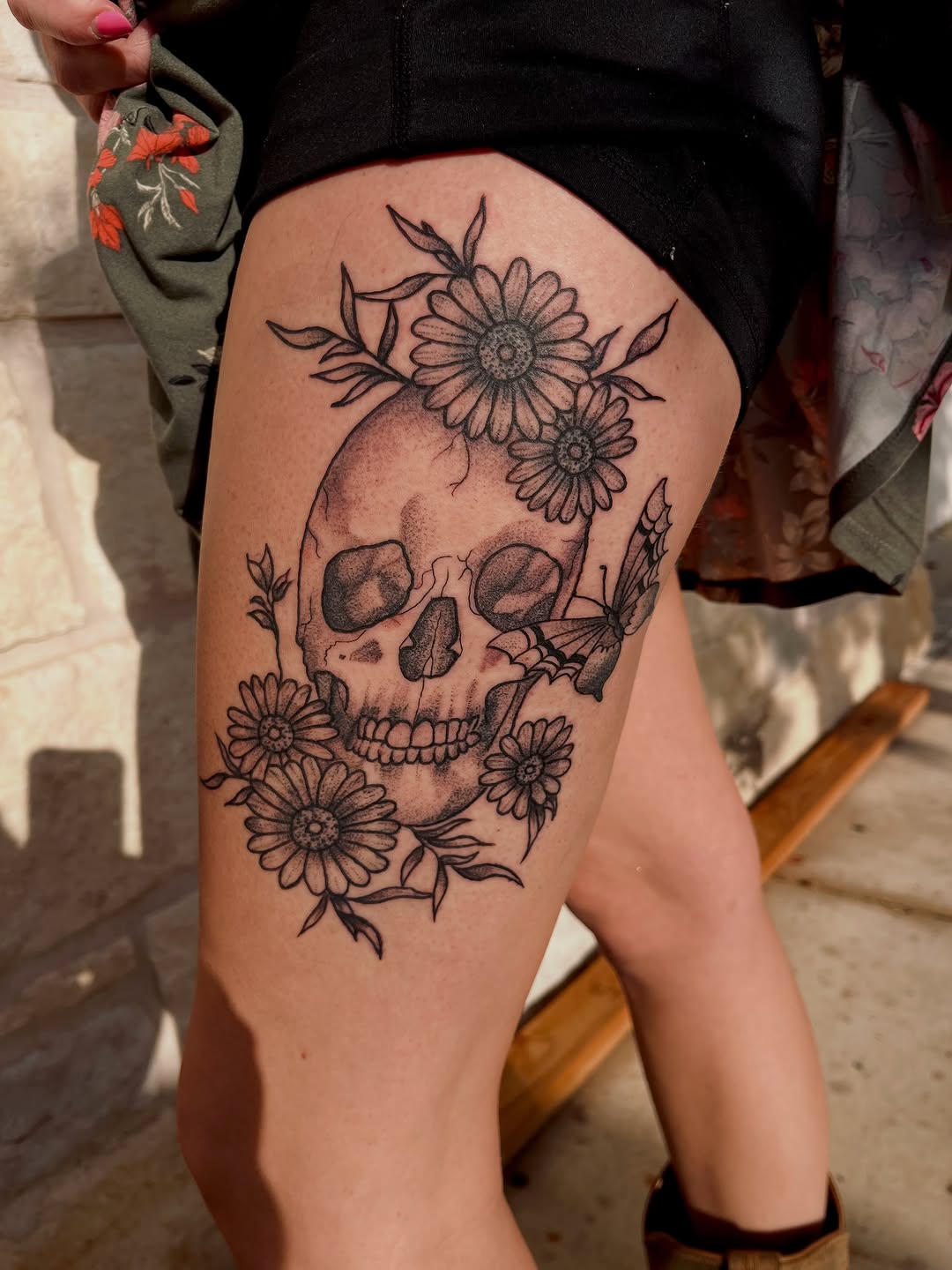 Tattoo by @mia_tatilla — black_and_grey, realism