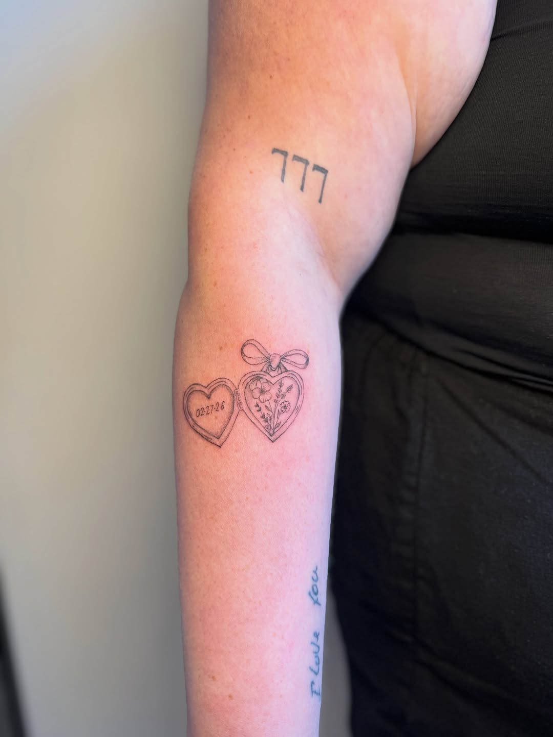 Tattoo by @becca.pmu — fine_line, lettering_script