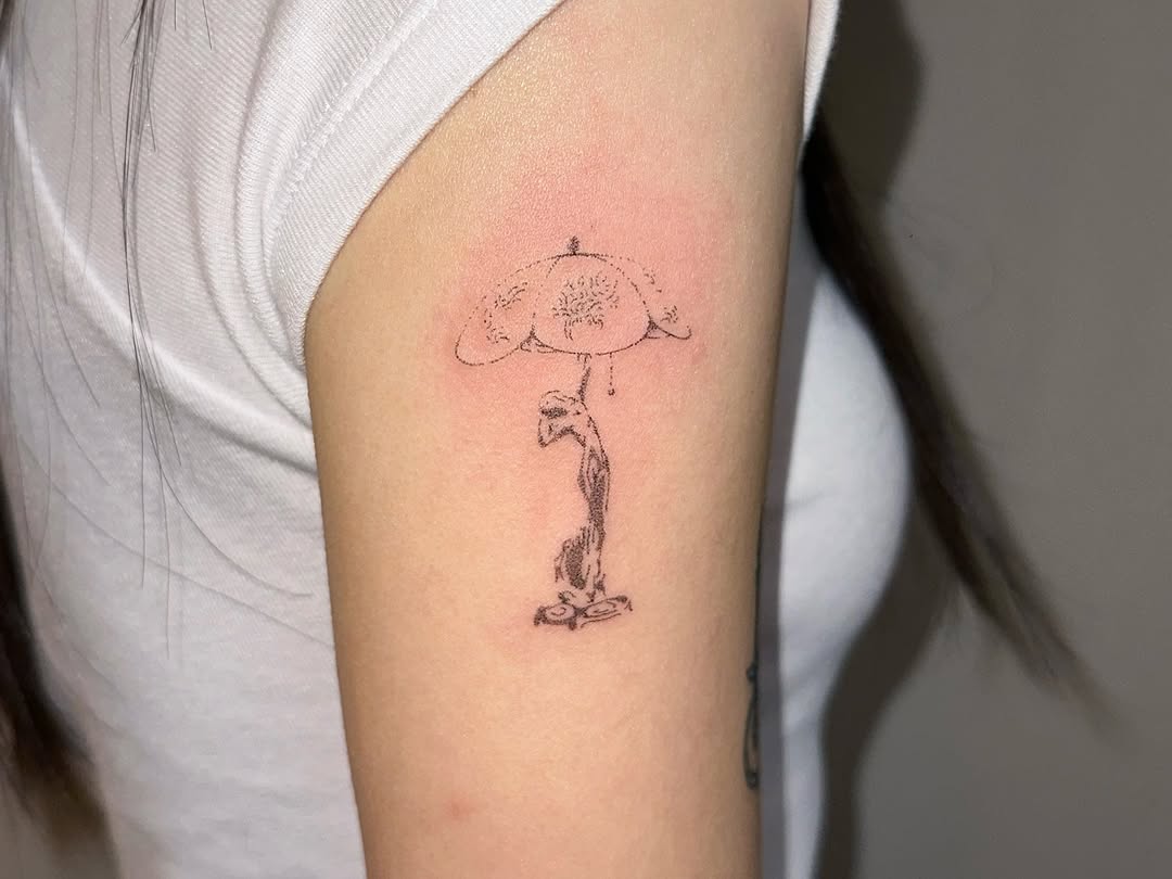 Tattoo by @olobi.poke — fine_line, sketch