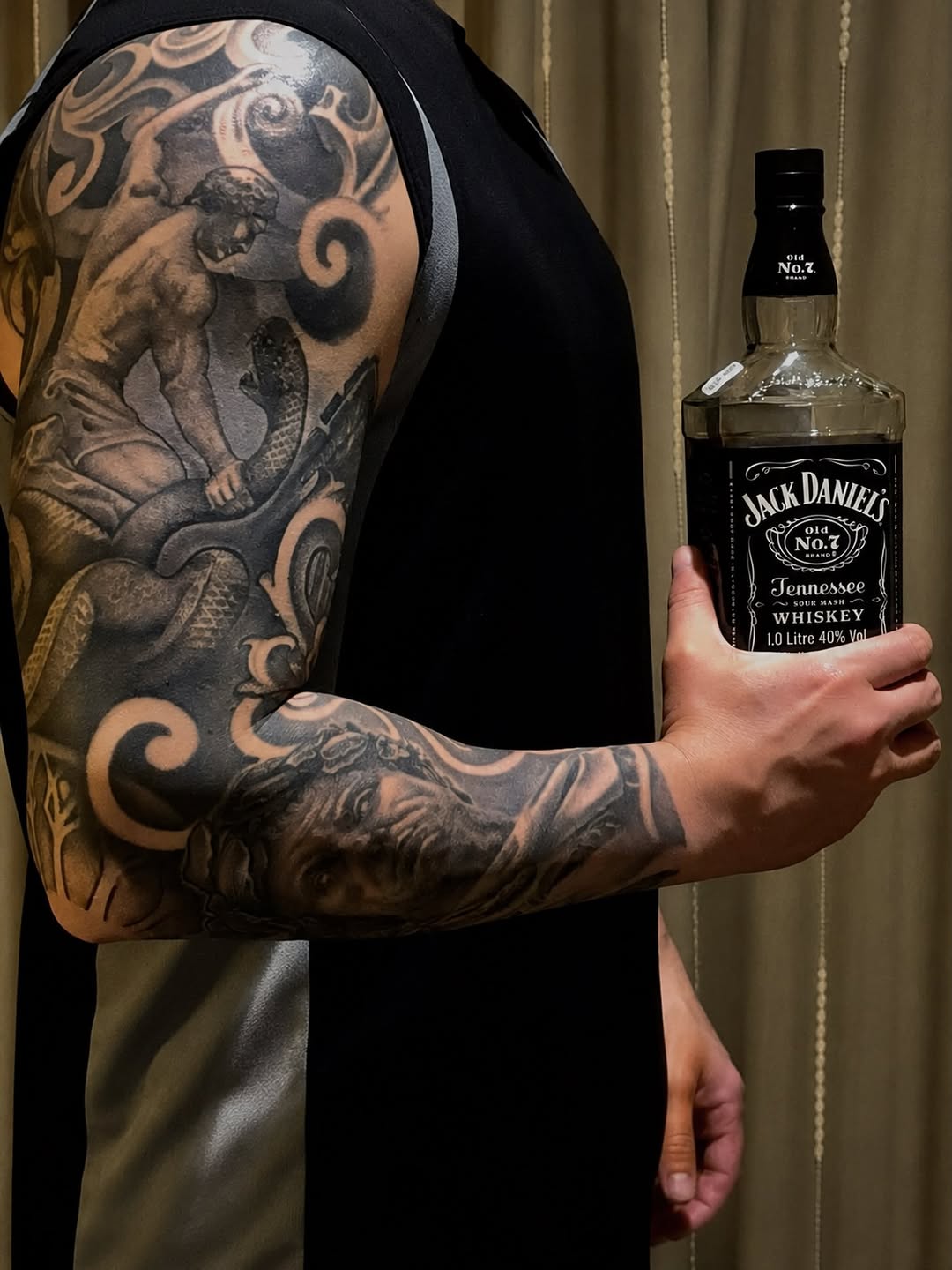 Tattoo by @gunnarquispe β realism, black_and_grey