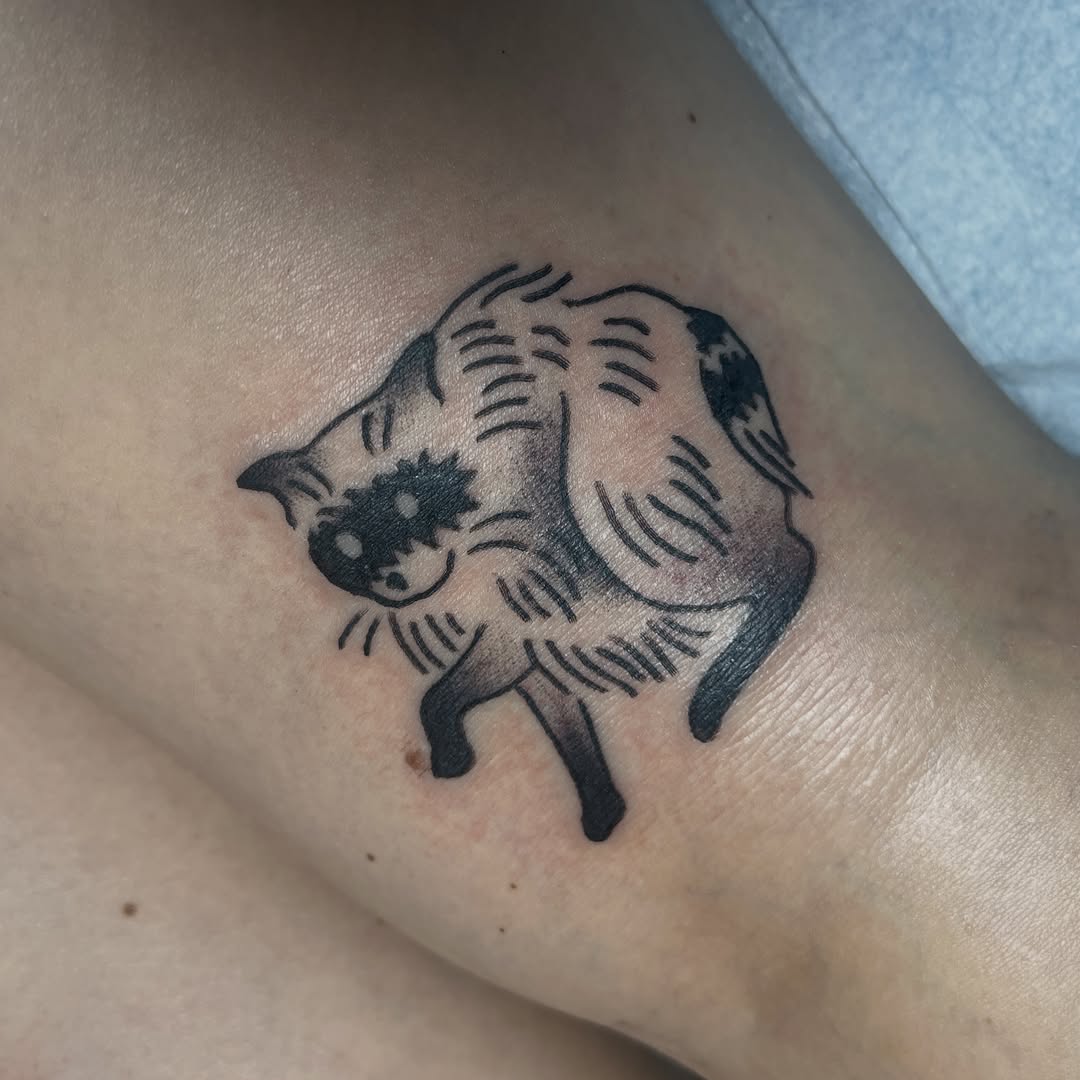 Tattoo by @ingrid_elaine — black_and_grey, new_school