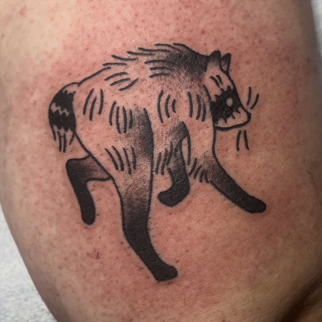 Tattoo by @ingrid_elaine — black_and_grey, illustrative