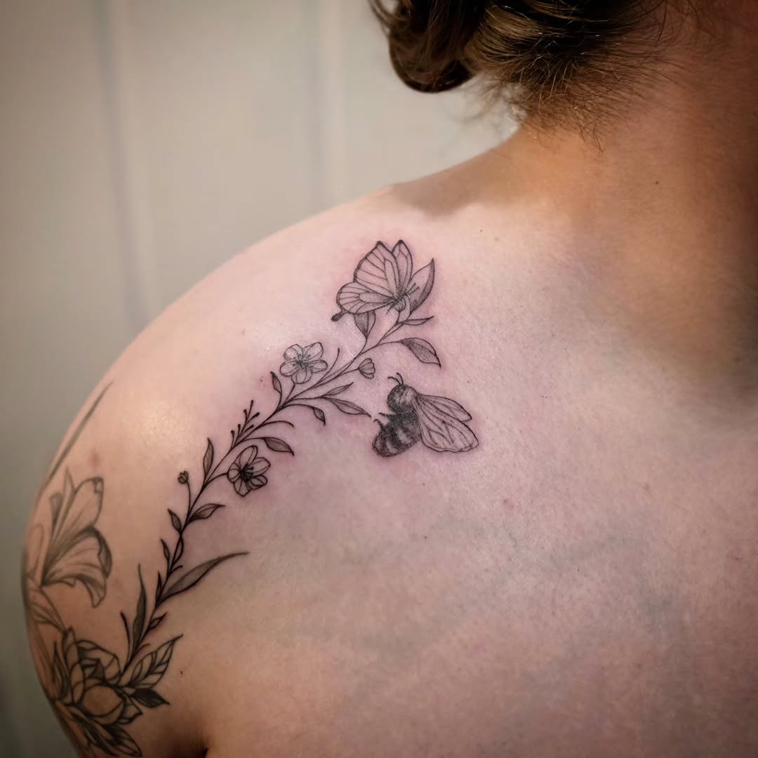 Tattoo by @ivy_inks — fine_line, illustrative