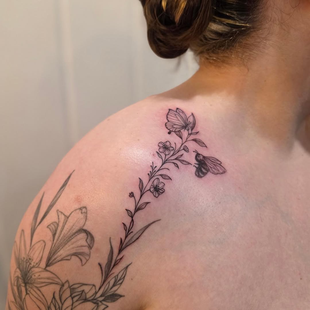 Tattoo by @ivy_inks — fine_line, illustrative