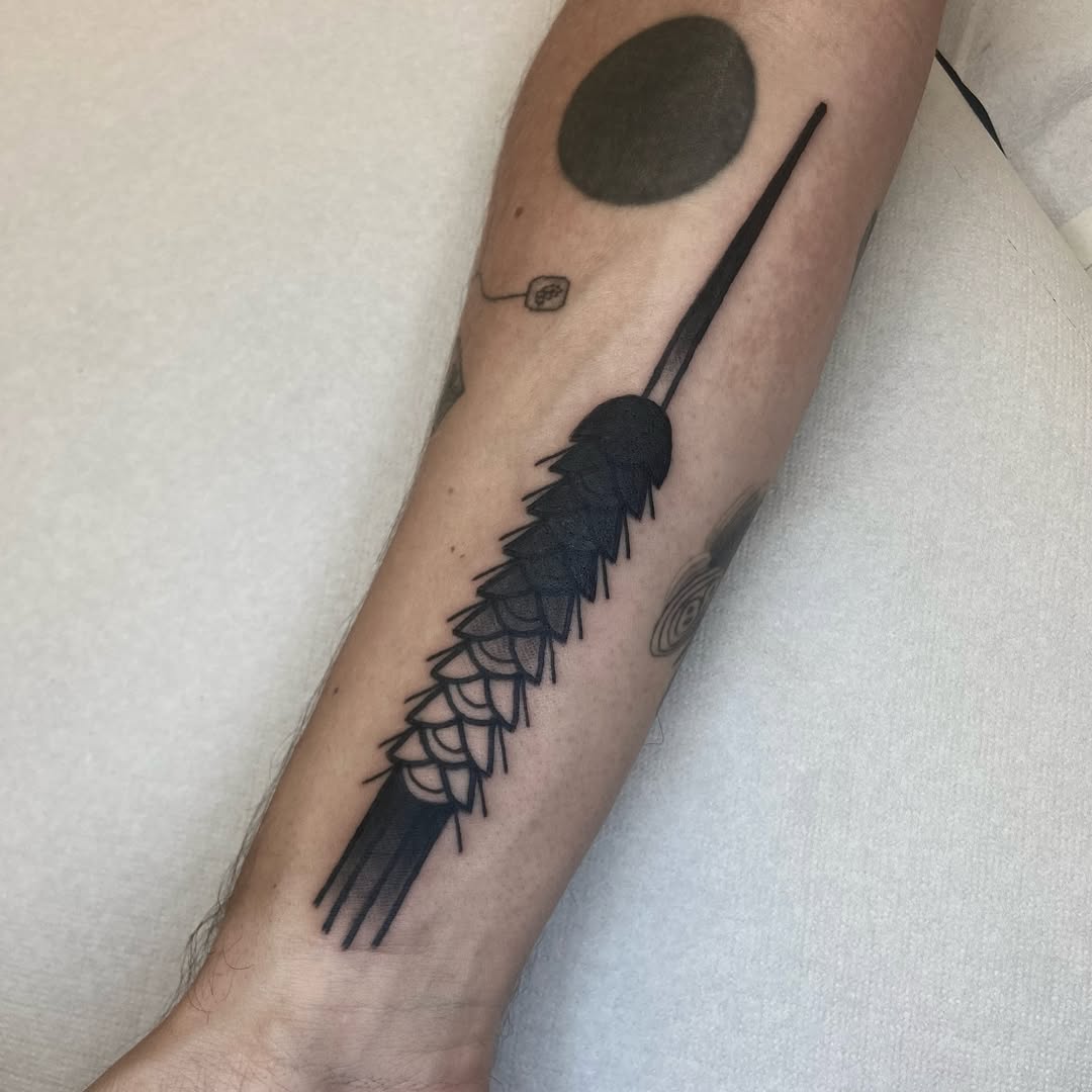 Tattoo by @dietrich_tattooer — blackwork