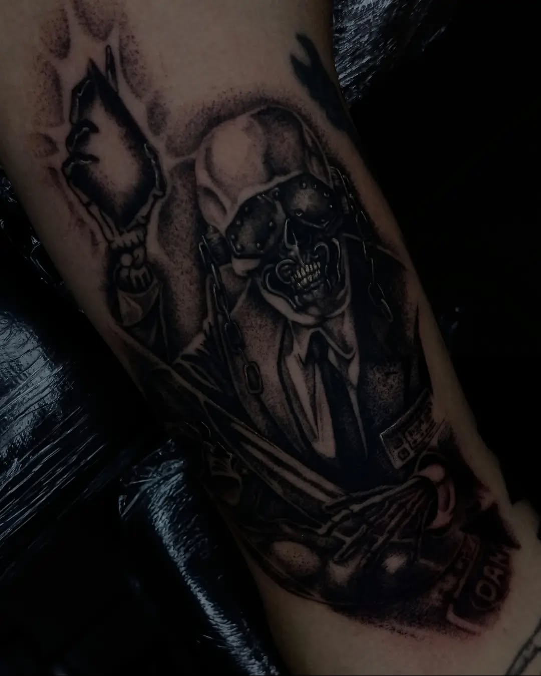 Tattoo by @anaink.ttt β realism, black_and_grey