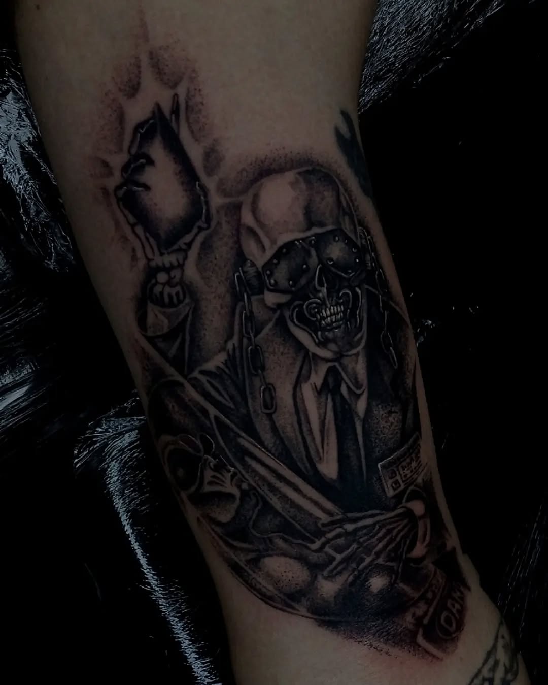 Tattoo by @anaink.ttt β dark_realism, black_and_grey