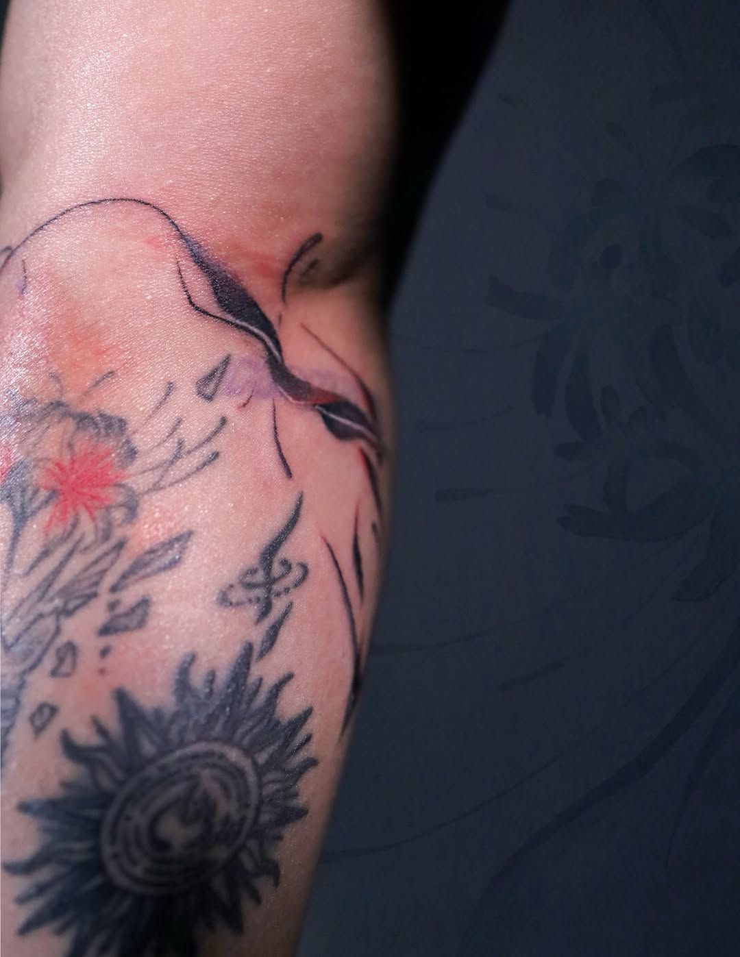 Tattoo by @less_salt_tatt — black_and_grey, fine_line