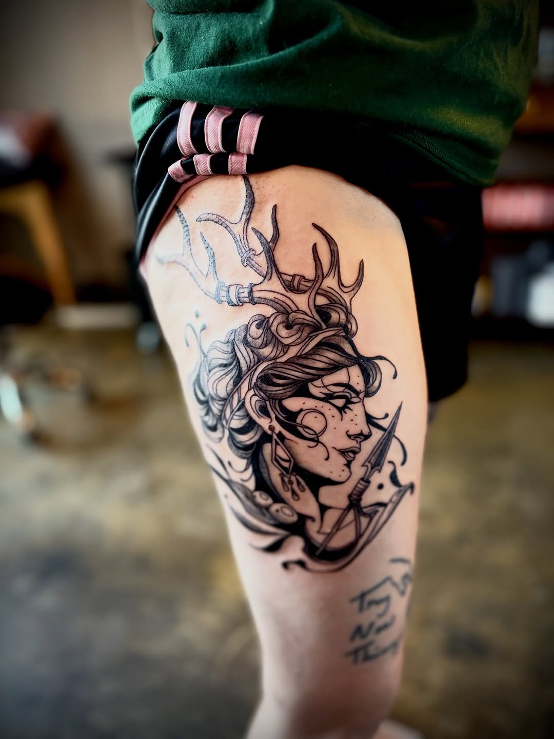 Tattoo by @regotattoos — black_and_grey, illustrative