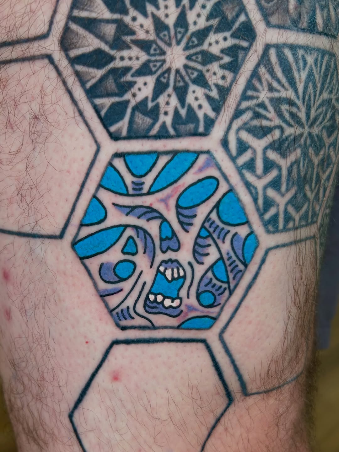 Tattoo by @iiinertia โ geometric, new_school