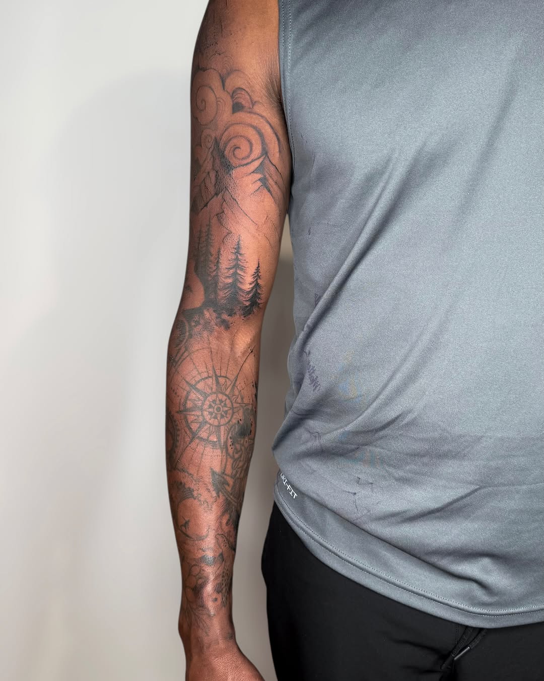 Tattoo by @slaubcreation — black_and_grey, realism