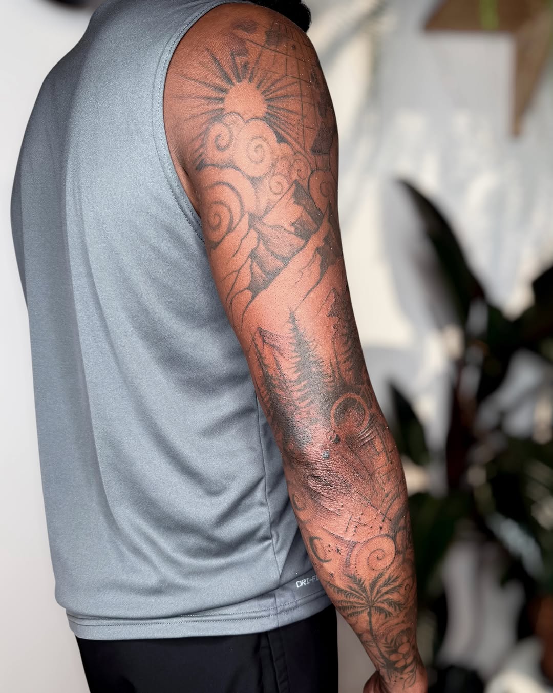 Tattoo by @slaubcreation — black_and_grey, realism