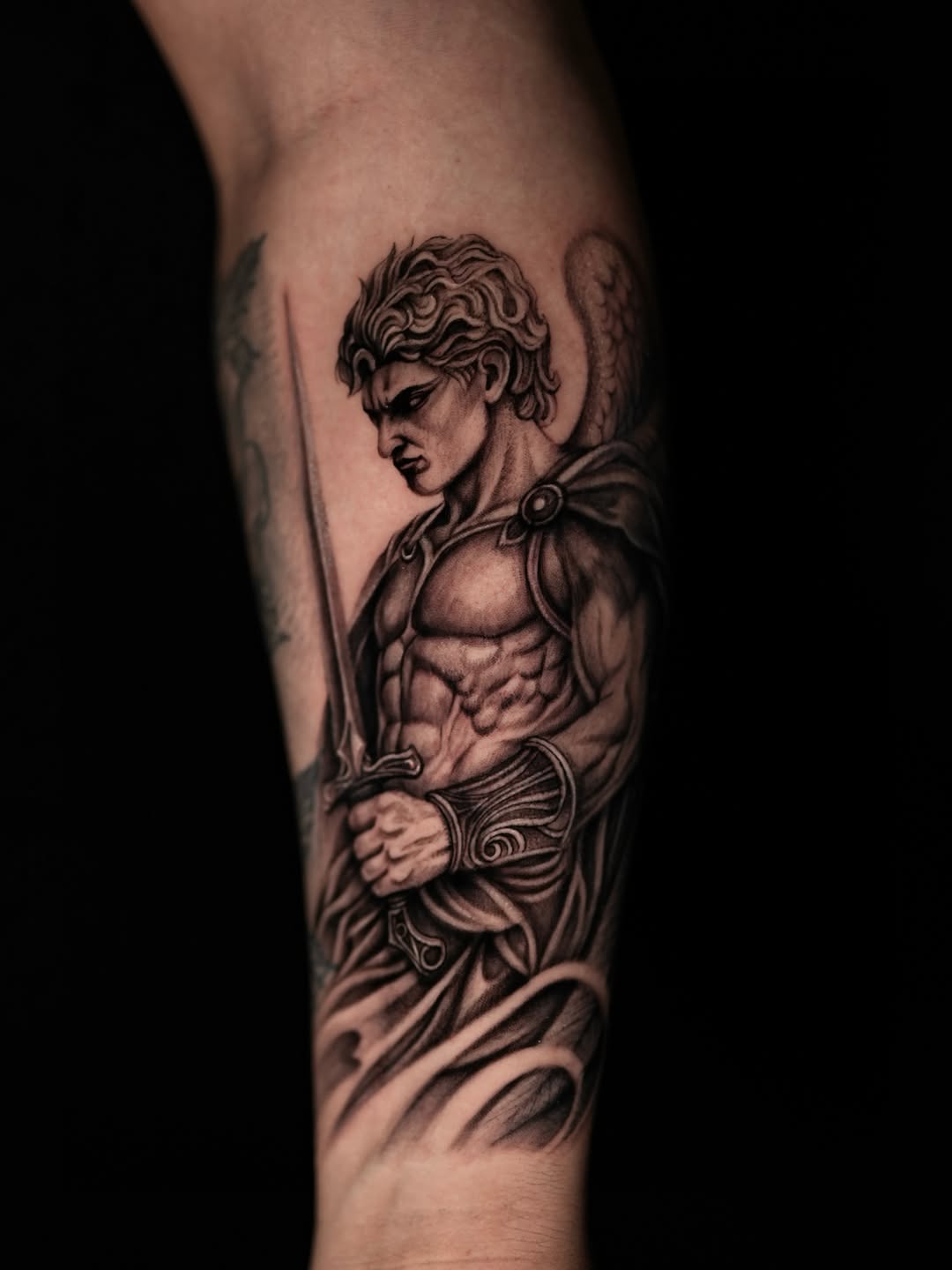 Tattoo by @antutattu β realism, black_and_grey