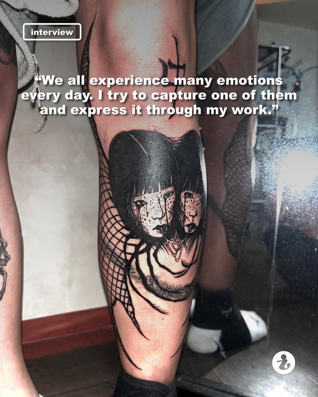 Tattoo by @ssssssssssim5 — blackwork, illustrative