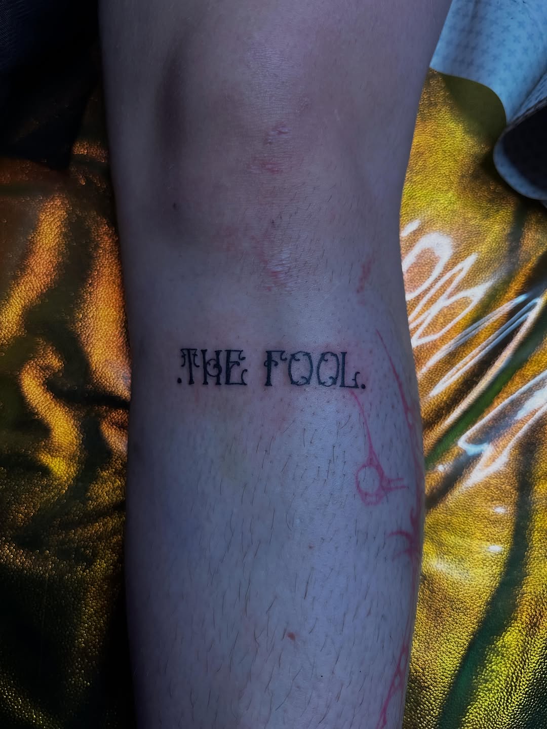 Tattoo by @ladyparaffin — lettering_script