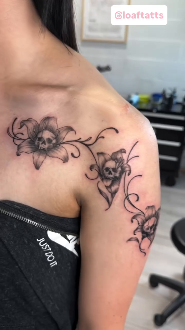 Tattoo by @loaftatts — fine_line, black_and_grey