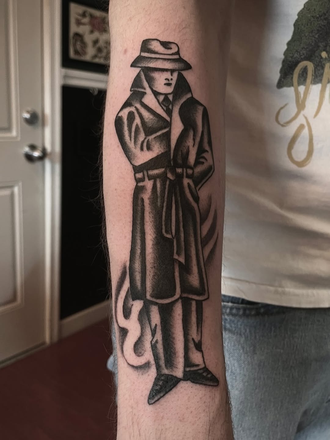 Tattoo by @audri_adorned — black_and_grey, chicano