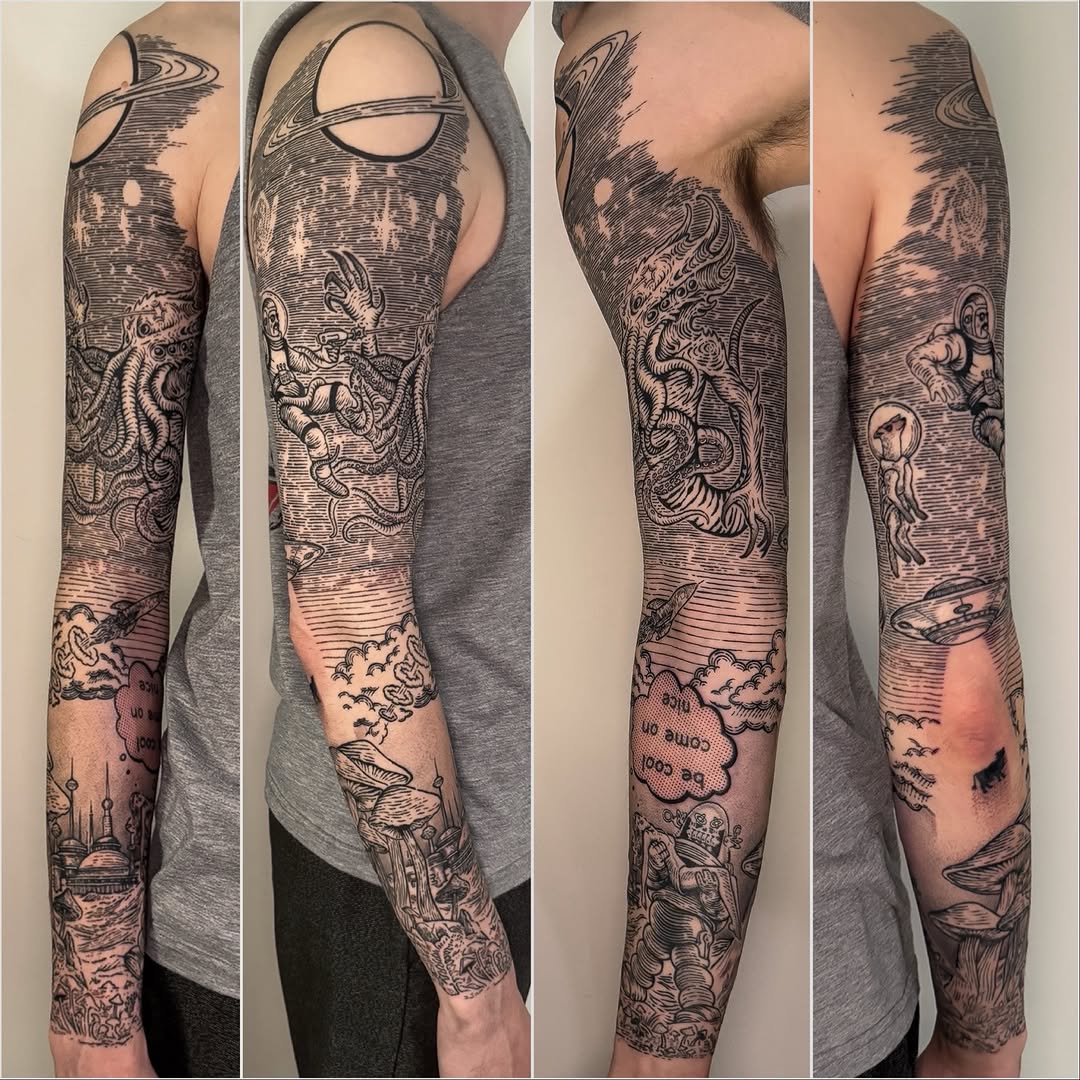Tattoo by @goh.tattoo β blackwork, illustrative