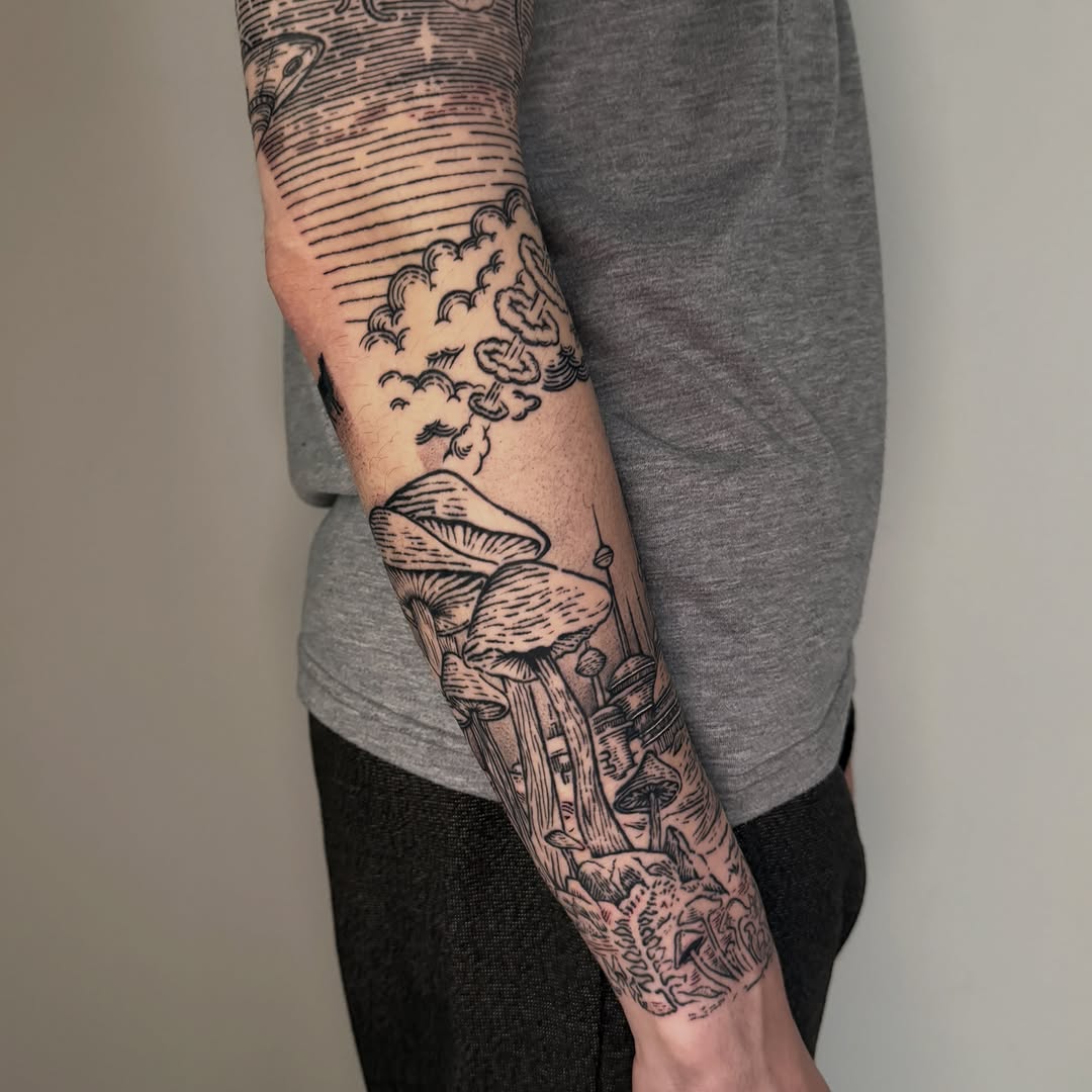 Tattoo by @goh.tattoo β illustrative, black_and_grey