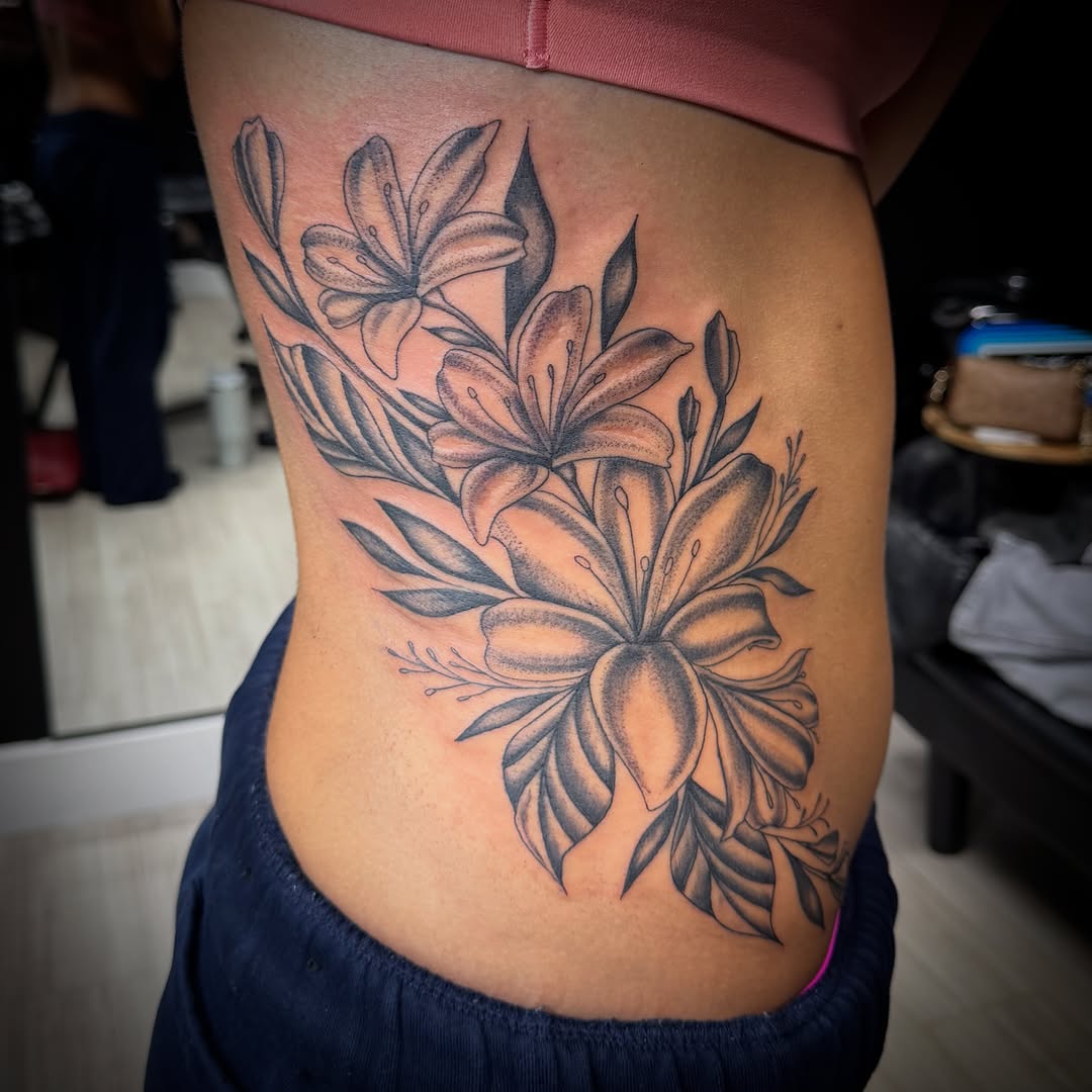 Tattoo by @selenamariatattoos — black_and_grey, realism