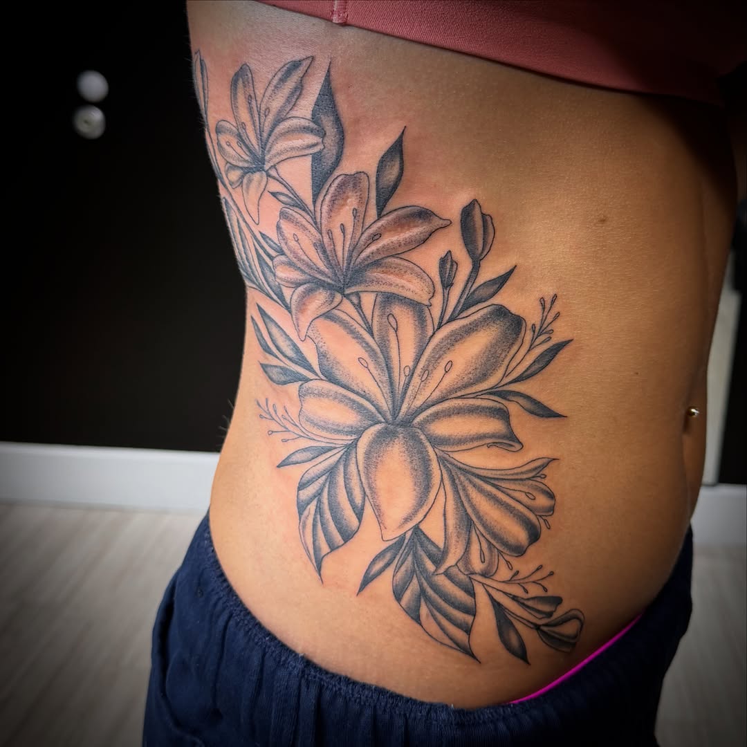 Tattoo by @selenamariatattoos — black_and_grey, realism