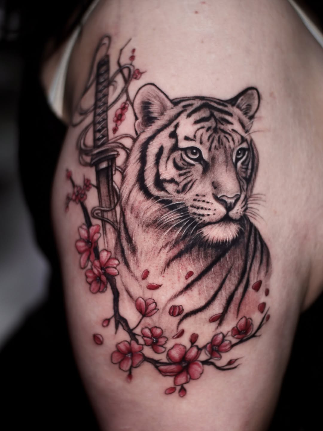 Tattoo by @sherllytattoos_ โ realism, japanese_irezumi