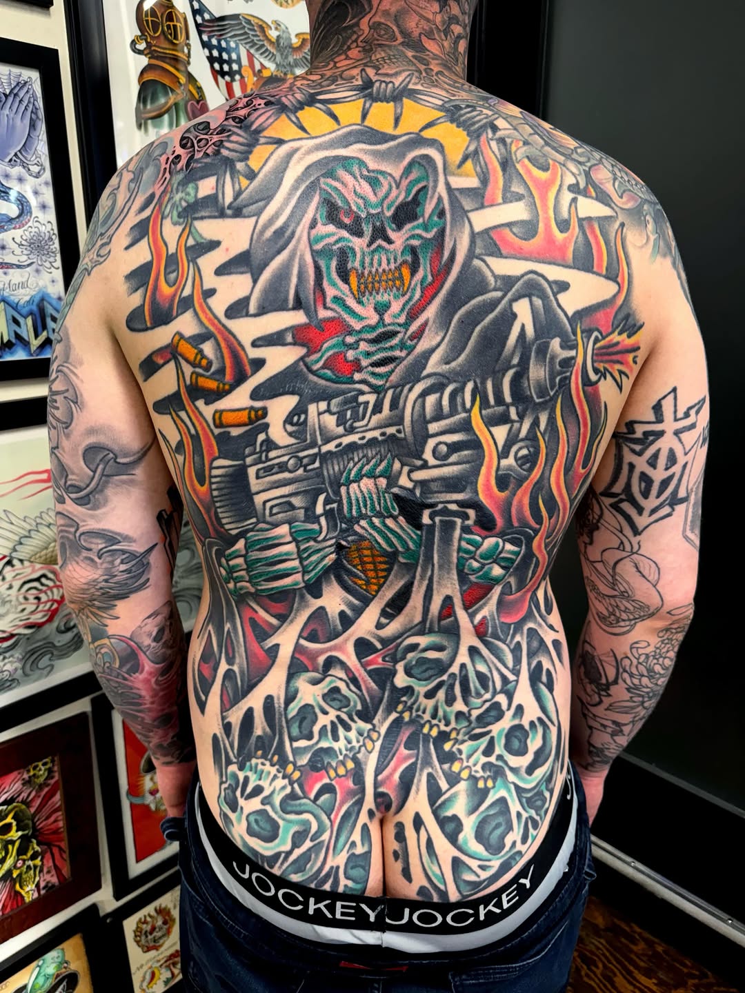 Tattoo by @chrisspriggs — american_traditional, neo_traditional