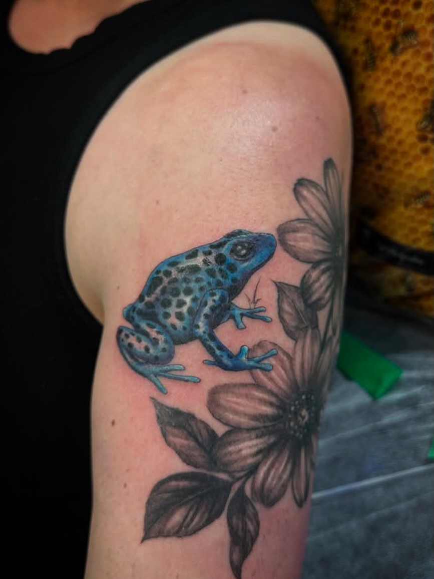Tattoo by @morganeden.tattoos โ realism, black_and_grey