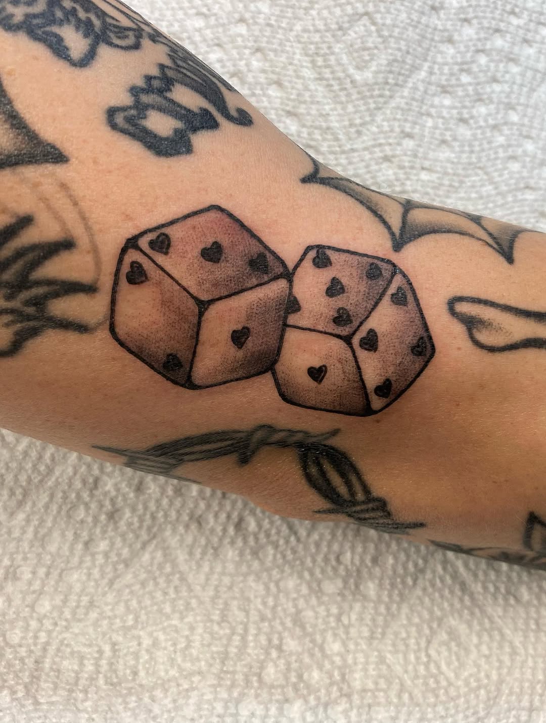 Tattoo by @jessewortheytattoo — black_and_grey, fine_line