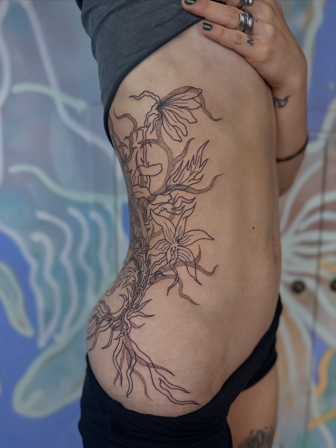 Tattoo by @kyklothymia — dotwork, fine_line