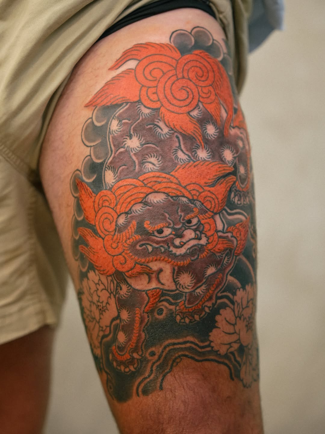 Tattoo by @mkamtattoo — japanese_irezumi, black_and_grey
