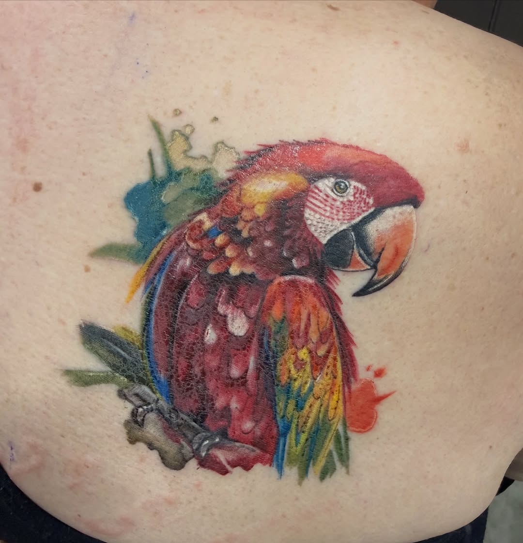 Tattoo by @ravenwrathmore โ realism, watercolor