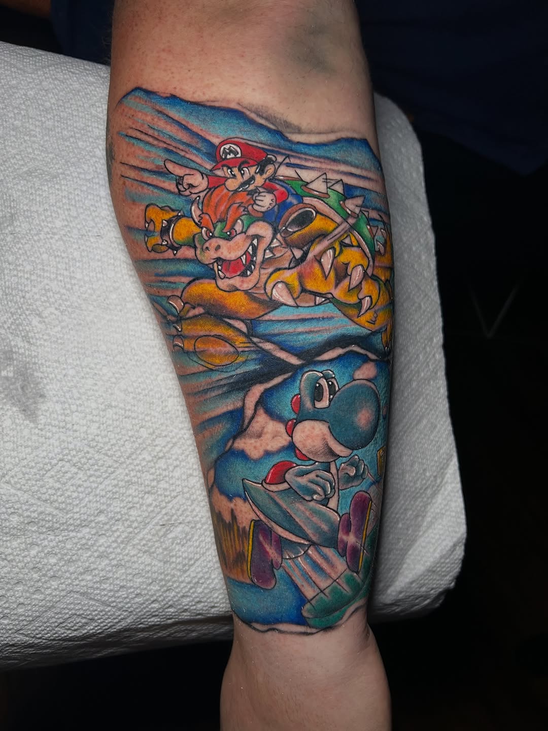 Tattoo by @charlld0 โ new_school, anime